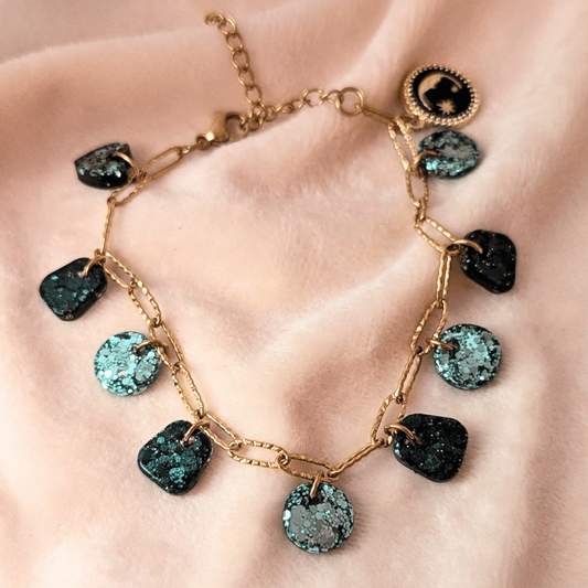 Céleste - vert d'eau et kaki